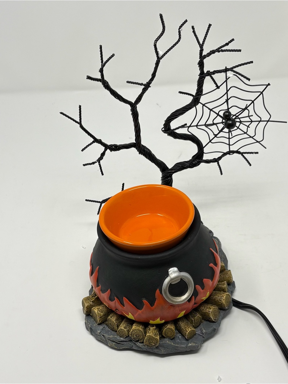 Scentsy Hocus Pocus Wax Warmer Retired 2016 Halloween Tree & Web w Original Box